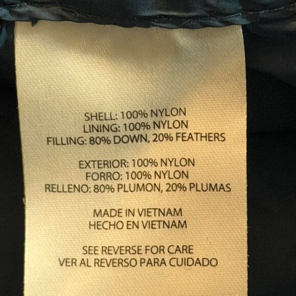 Eddie Bauer Packable Puffer Lightweight Down Jacket - Greyish Blue - Picture 14 of 14